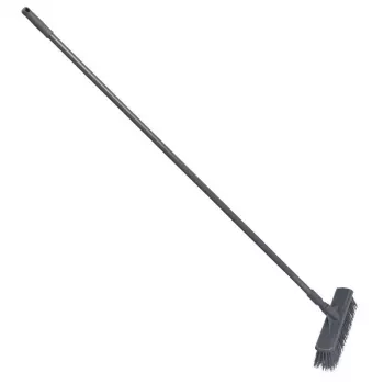 SAUBER buitenborstel met handgreep 34 cm grijs