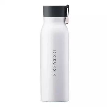 LOCKNLOCK thermosbeker Name 500ml wit