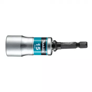 Makita E-03501 torsie-dopsleutel 15 mm, 1/4 inch zeskantschacht, 6-kant
