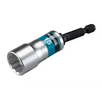 Makita E-03501 torsie-dopsleutel 15 mm, 1/4 inch zeskantschacht, 6-kant