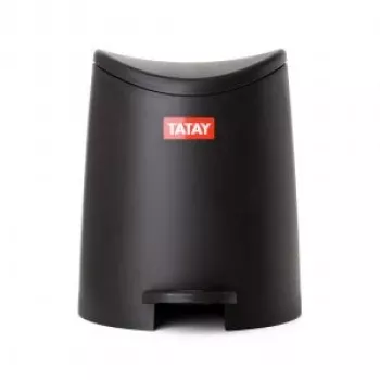 TATAY badkamer-pedaalemmer 3L standaard zwart