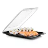 TATAY Bewaarcontainer voor fruit en sushi-cocktail 17x25,2x3,2 cm Zwart