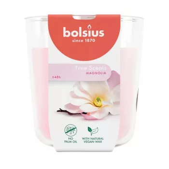 BOLSIUS True Scents geurkaars in glas - magnolia, Ø97x85 mm