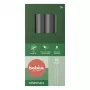 Bolsius tafelkaarsen 8 stuks in een doos 170/20 mm grijs
