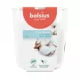 Bolsius True Scents Geurkaars in glazen pot, Fresh Cotton, Ø97x85 mm