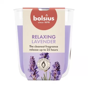 BOLSIUS True Scents lavendel geurkaars in glas Ø80x73mm