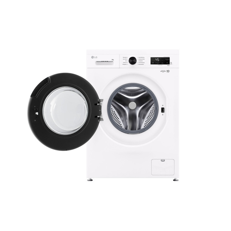 LG F4WB308Y voorlader wasmachine 8 kg 1400 tpm met AI DD en stoom