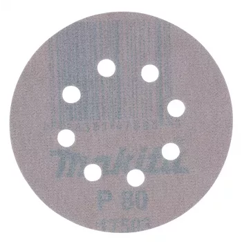 Makita D-65838 schuurschijf 125mm P80 korrel 10-pack klittenband 8-gats