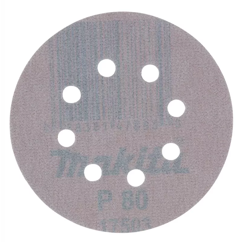 Makita D-65838 schuurschijf 125mm P80 korrel 10-pack klittenband 8-gats