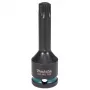 Makita Impact Black 1/2 inch aandrijf Torx dopsleutel T55, 78 mm lengte E-19847