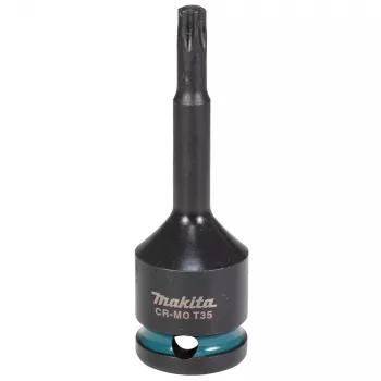 Makita Impact Black 1/2 inch Torx dopsleutelbit T35, 78 mm E-19803