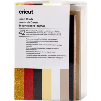 Cricut Insert Cards Glitz & Glam R10 kaartenset taupe, crème, wit (2009466)