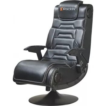 X Rocker Pro 4.1 gamestoel op voet met 2.1 surroundgeluid, trillingen, Bluetooth - zwart