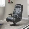 X Rocker Pro 4.1 gamestoel op voet met 2.1 surroundgeluid, trillingen, Bluetooth - zwart