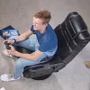 X Rocker Pro 4.1 gamestoel op voet met 2.1 surroundgeluid, trillingen, Bluetooth - zwart