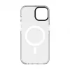 Evelatus iPhone 15 Plus transparant MagSafe hoesje met bloemenpatroon