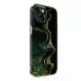 Evelatus Apple iPhone 15 PC marmer donkergroen hoesje