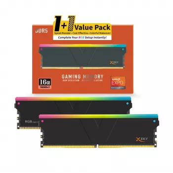 V-Color Manta XSky RGB 16GB DDR5-6000 CL30 EXPO geheugenmodule, zwart