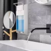 RELAXDAYS RVS Zeepdispenser 0,5 L Zilver Handmatige pomp Vrijstaand