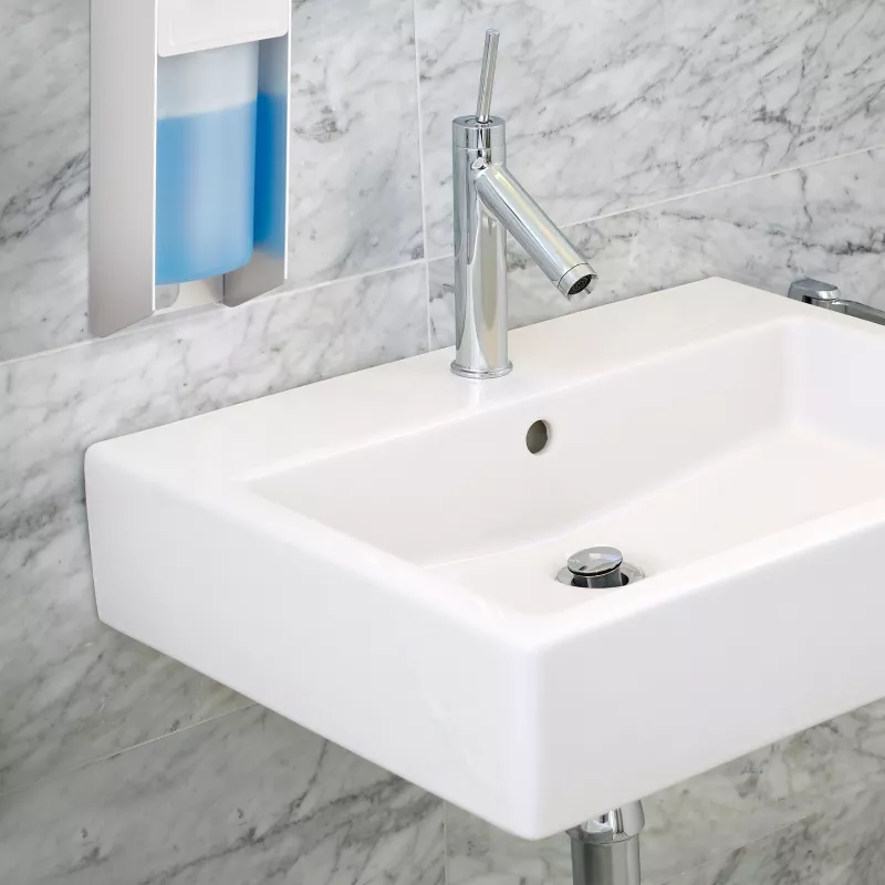 RELAXDAYS RVS Zeepdispenser 0,5 L Zilver Handmatige pomp Vrijstaand
