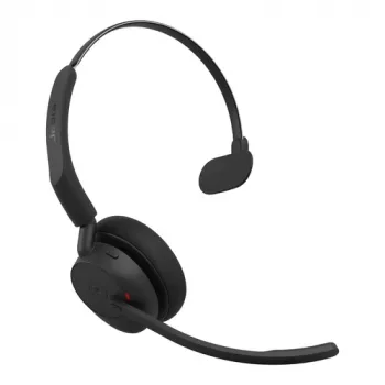 Jabra Evolve3 45 MS Mono Link 390C on-ear headset met oplaadstation, zwart