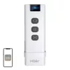 MOES YK2169 ZigBee 3.0 draadloze scèneschakelaar, 4-voudig, 12 scènes, batterijgevoed, wit