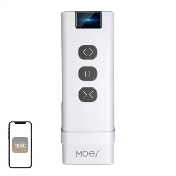 MOES YK2169 ZigBee 3.0 draadloze scèneschakelaar, 4-voudig, 12 scènes, batterijgevoed, wit