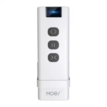 MOES YK2169 ZigBee 3.0 draadloze scèneschakelaar, 4-voudig, 12 scènes, batterijgevoed, wit