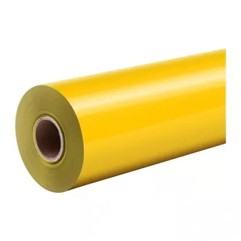 HTVRONT Pure heat transfer folie, 30,5 cm x 1,8 m (geel)