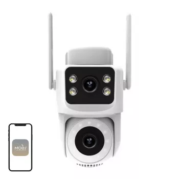 MOES WCM-Q29 8MP dual-lens WLAN IP-camera