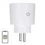 MOES MWP-EU16M-WH-MS slimme stekker met energiemeting, 16A, Wi-Fi, wit