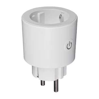 MOES MWP-EU16M-WH-MS slimme stekker met energiemeting, 16A, Wi-Fi, wit