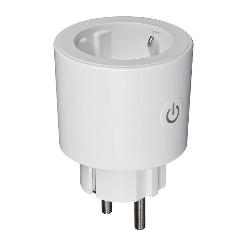 MOES MWP-EU16M-WH-MS slimme stekker met energiemeting, 16A, Wi-Fi, wit