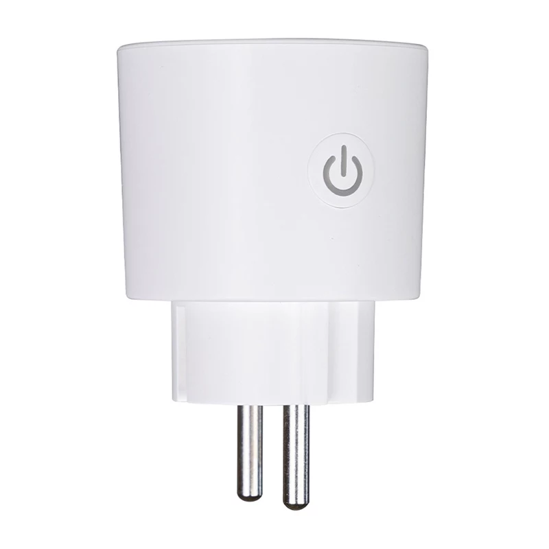 MOES MWP-EU16M-WH-MS slimme stekker met energiemeting, 16A, Wi-Fi, wit