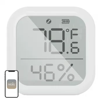 MOES ZSS-KB-TH-LF-C ZigBee LCD temperatuur- en vochtigheidssensor