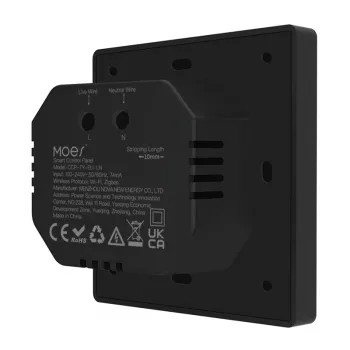 MOES CCP-TY-LN Wi-Fi/ZigBee-bedieningspaneel met 4 inch lcd-display