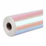 HTVRONT holografische zelfklevende folie, 30,5 cm x 90 cm (roze-paars)