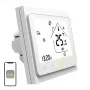 MOES BHT-002 wifi LCD slimme waterverwarmingsthermostaat, touchscreen, app- & spraakbediening, wit