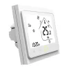 MOES BHT-002 wifi LCD slimme waterverwarmingsthermostaat, touchscreen, app- & spraakbediening, wit