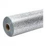HTVRONT glitterfolie voor warmtetransfer, 30,5 cm x 90 cm (zilver)
