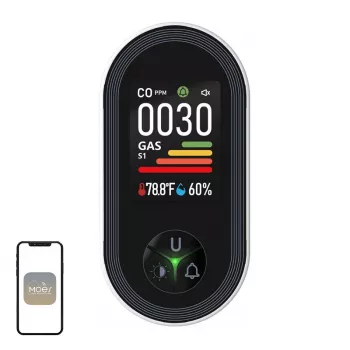 MOES S02-CG koolmonoxide- en gasdetector