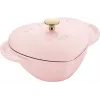 Staub Special Cocotte hartvormige gietijzeren braadpan 1,75 L roze