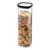 GEFU PANTRY rechthoekige bewaardoos 2,5 L zwart, transparant 1 stuk