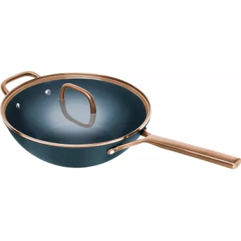 ZWILLING MILANO wok met deksel 30 cm blauw