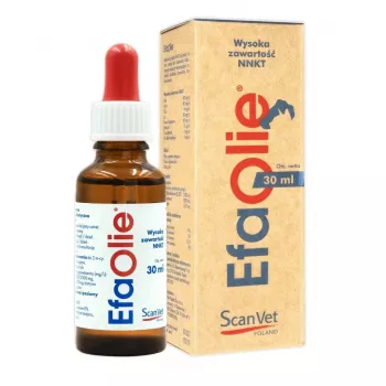 Scanvet EFA olie 30 ml vloeibaar omega-3- & omega-6-voedingssupplement voor honden en katten