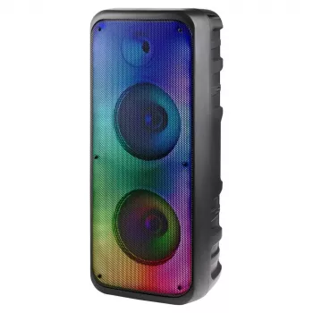 Defender BOOMER 35 draagbare Bluetooth-luidspreker 30W met MP3/FM/SD/USB/AUX/TWS/LCD/RGB/MIC karaoke - zwart