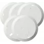 Gira 845000 montageplaat-set voor Q-Label rookmelder, 5 stuks, wit