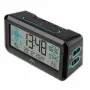 TFA Dostmann 60.2562.01.GB radiowekker zwart lichtblauw