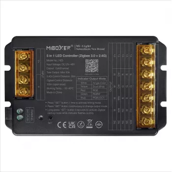 Synergy 21 LED-controller HC-serie 5-in-1 DC12-48V Zigbee 3.0+ 2.4G HP 30A MiLight/Miboxer (HZ5)
