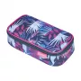 herlitz be.bag beatBox Indigo Flowers etui, polyester, XXL-ritssluiting hoofdvak, 1 stuk 400197550
